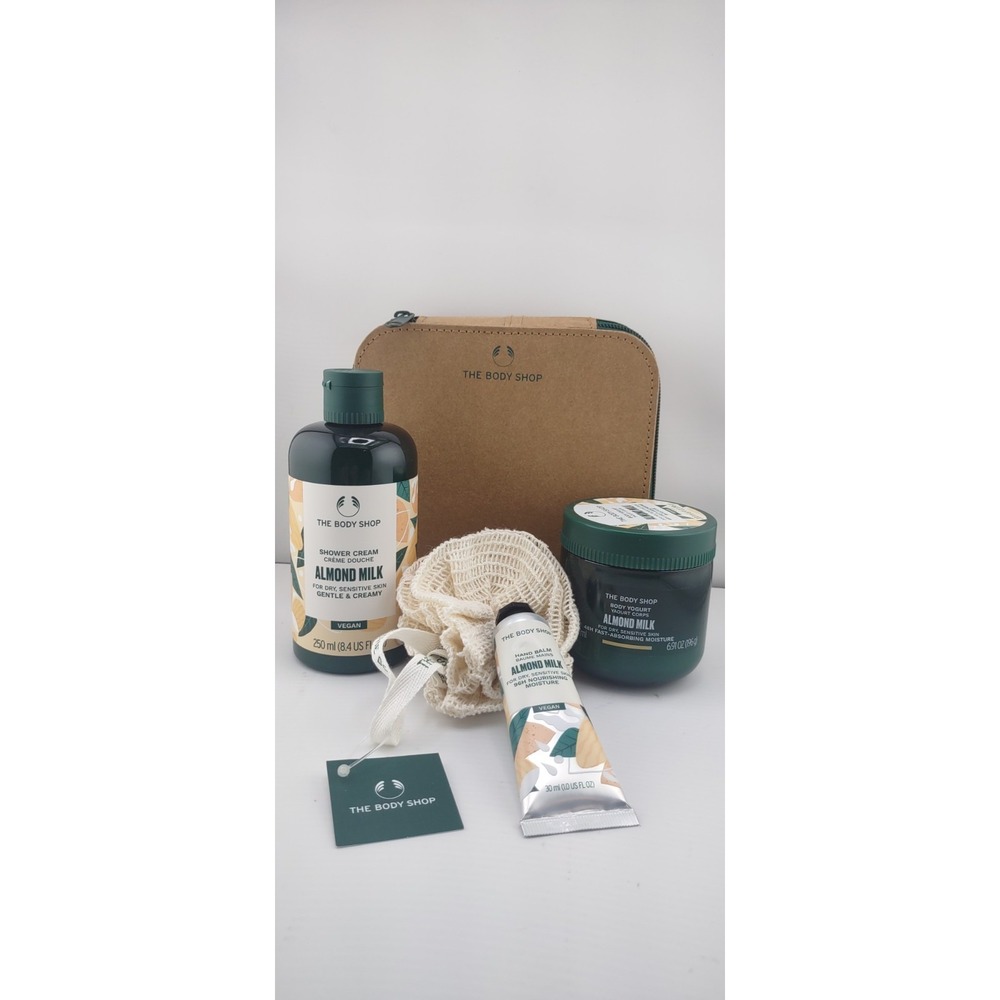 New! The Body shop almond milk essentials gift set.